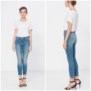 Mother Women’s Jeans Stunner Zip Ankle Step Fray Good Girls Do Wash Size 26